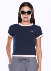 Ena Pelly Lenny Tee | Navy Beige