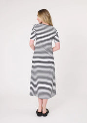 Sole Dress | Black White Stripe