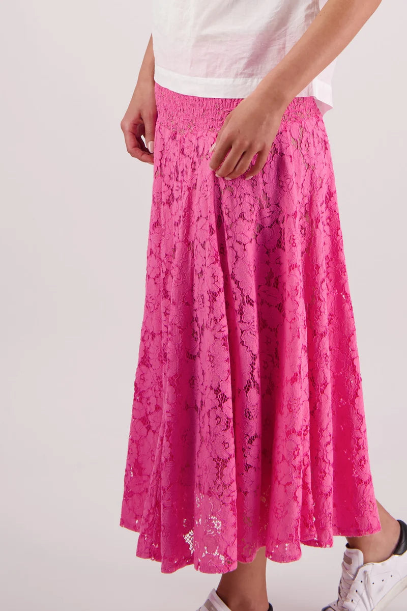 Briarwood Sparkle Lace Skirt | Pink