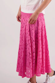 Briarwood Sparkle Lace Skirt | Pink