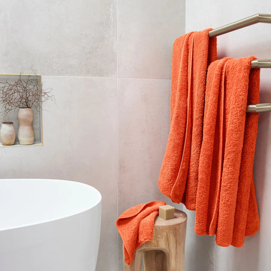 George St Linen Super Pile Cotton | Orange