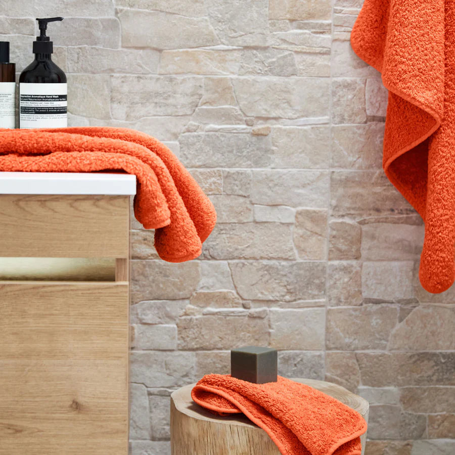 George St Linen Super Pile Cotton | Orange