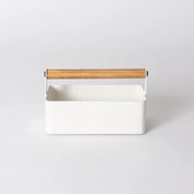 Saffron Inc Fuji Small Storage Box | White