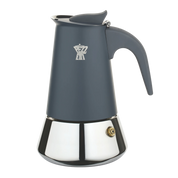 Pezzetti Steel Express Stove Top Coffee Maker | Grey