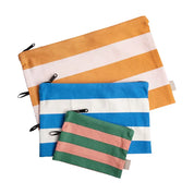 Caroline Gardner Striped Travel Pouch | Set Of Three