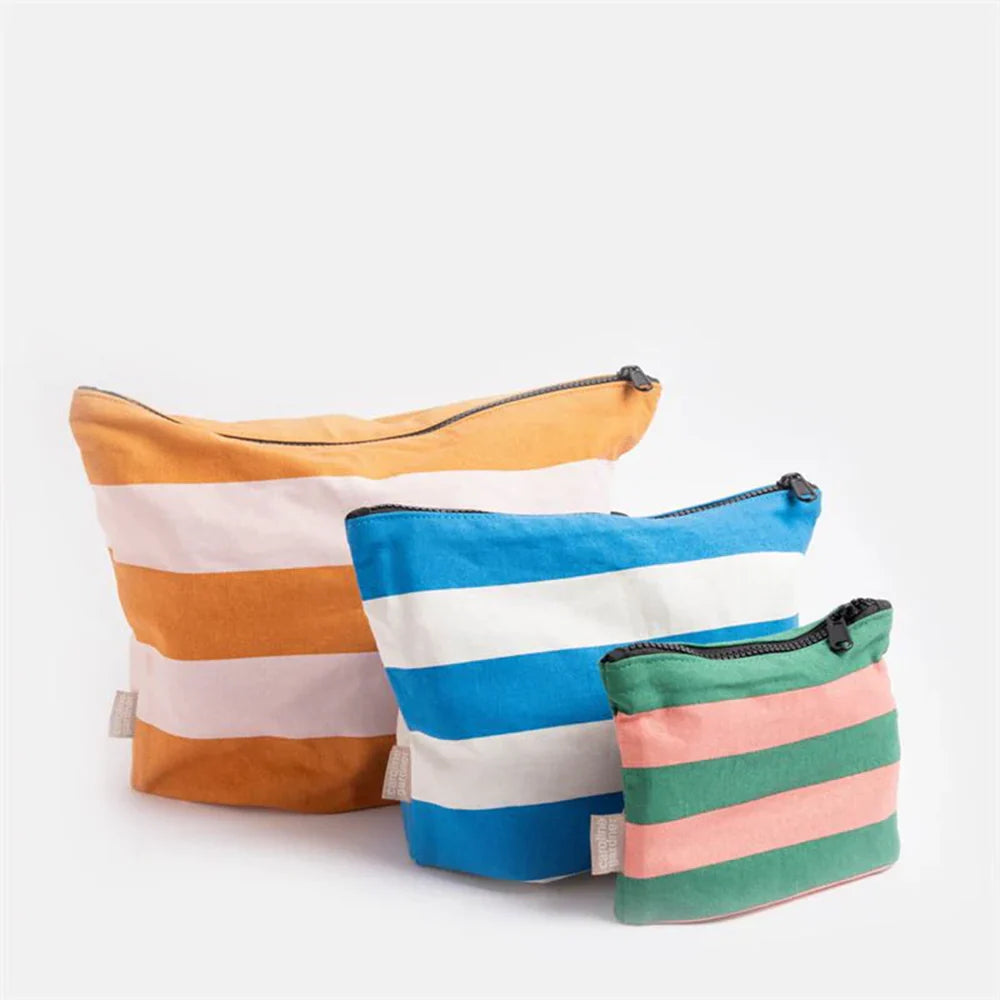 Caroline Gardner Striped Travel Pouch | Set Of Three