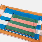 Caroline Gardner Striped Travel Pouch | Set Of Three