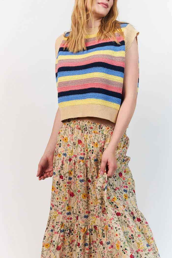 Lollys Laundry Sunset Maxi Skirt | Flower Print
