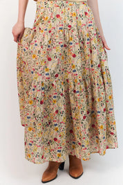 Lollys Laundry Sunset Maxi Skirt | Flower Print