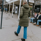 Moke Sydney Packable Puffer Down Coat | Olive Green