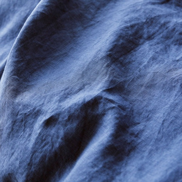 George Street Linen Pure Linen Cover Set | Cadet