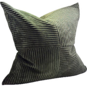 Rembrandt Patchwork Cushion | Green Corduroy