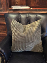 Rembrandt Patchwork Cushion | Green Corduroy
