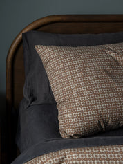 Citta Porto Organic Cotton Euro Pillowcase | Cocoa Miso