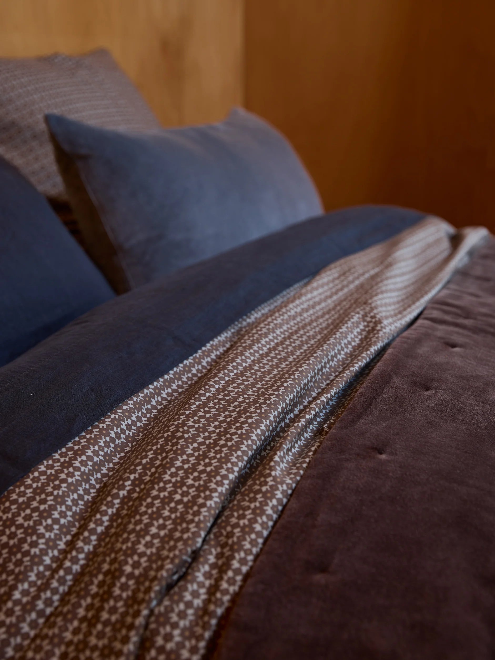 Citta Porto Duvet Cover King | Cocoa Miso