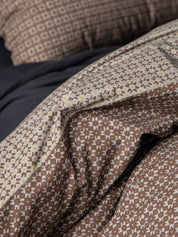 Citta Porto Duvet Cover King | Cocoa Miso