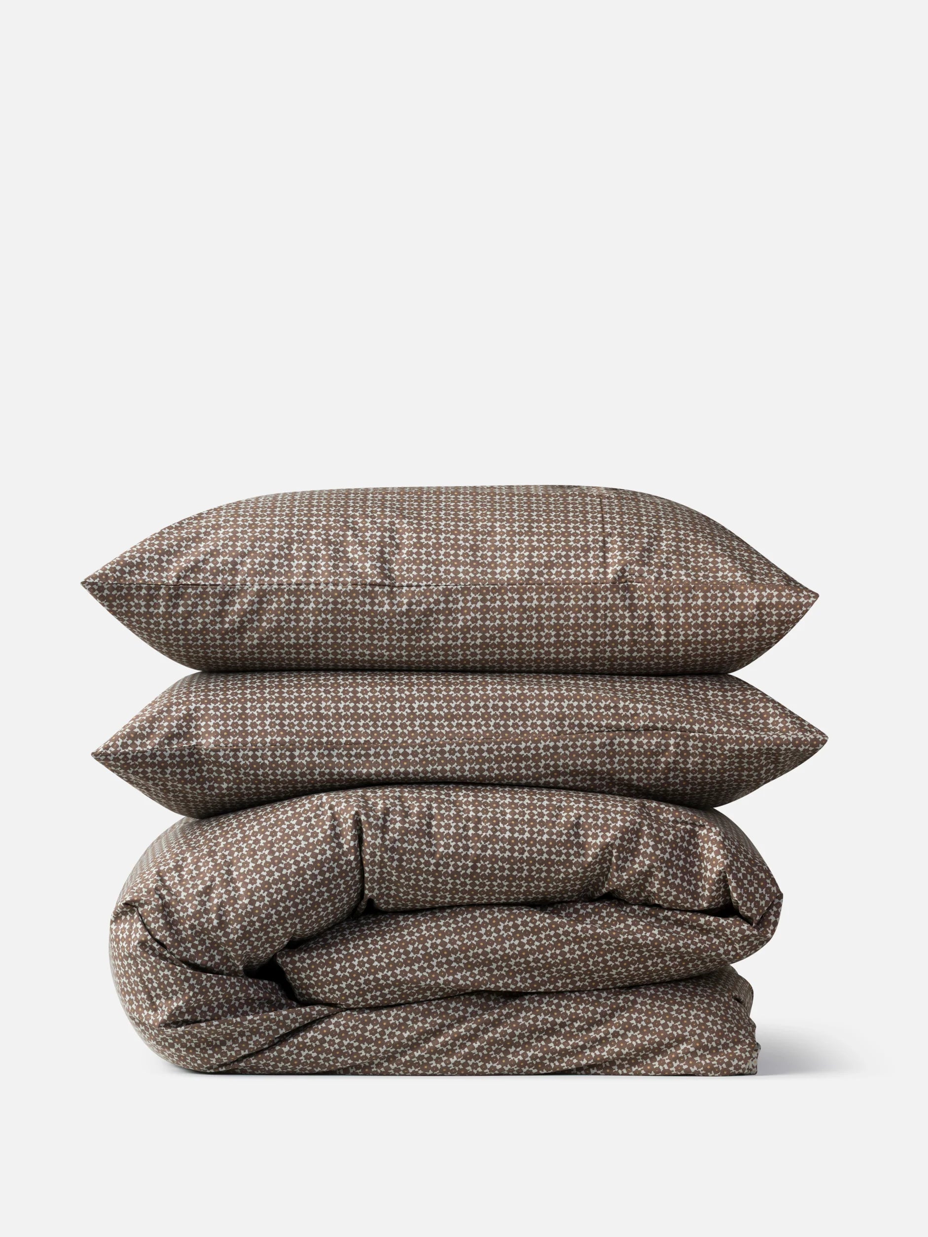 Citta Porto Duvet Cover King | Cocoa Miso