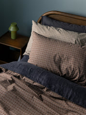 Citta Porto Organic Cotton Pillowcase Pair | Cocoa Miso