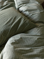 Citta Porto Organic Cotton Euro Pillowcase | Kale Shadow