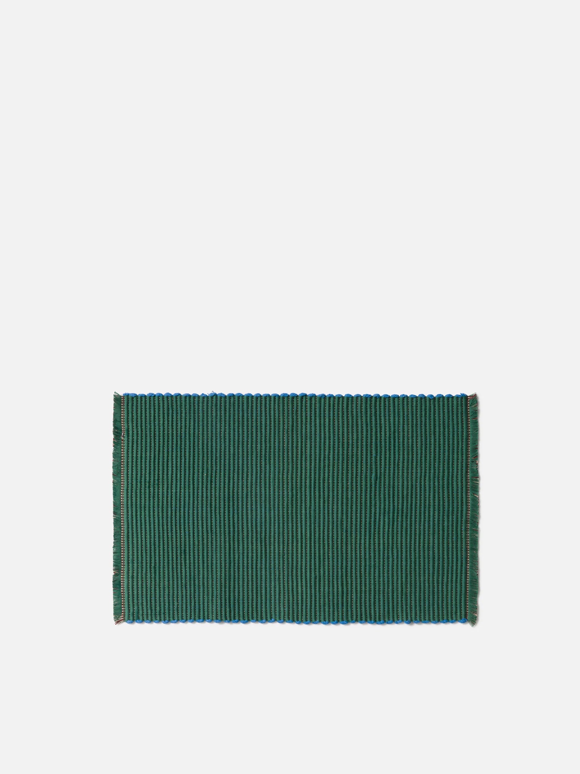 Citta Albers Striped Placemat | Mint Merlot