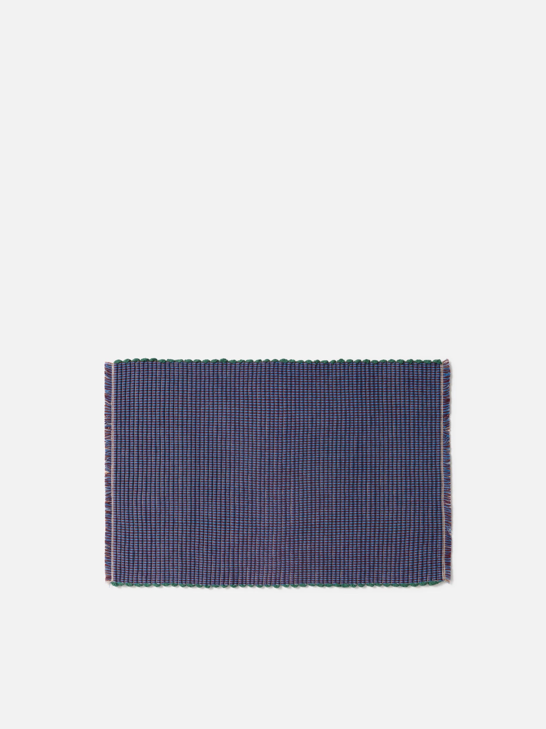 Citta Albers Striped Placemat | Wheat Cornflower