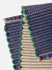 Citta Albers Striped Placemat | Wheat Cornflower