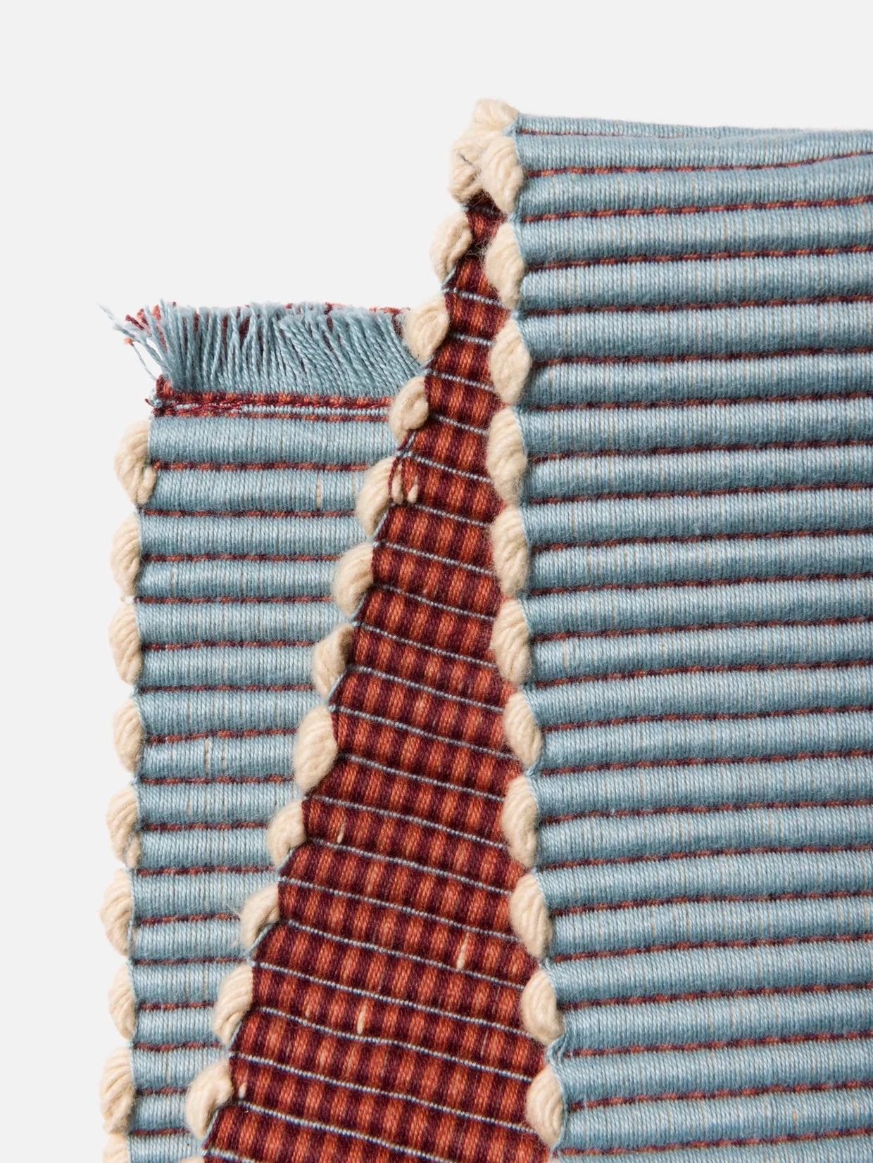 Citta Albers Striped Placemat | Cherry Powder Blue