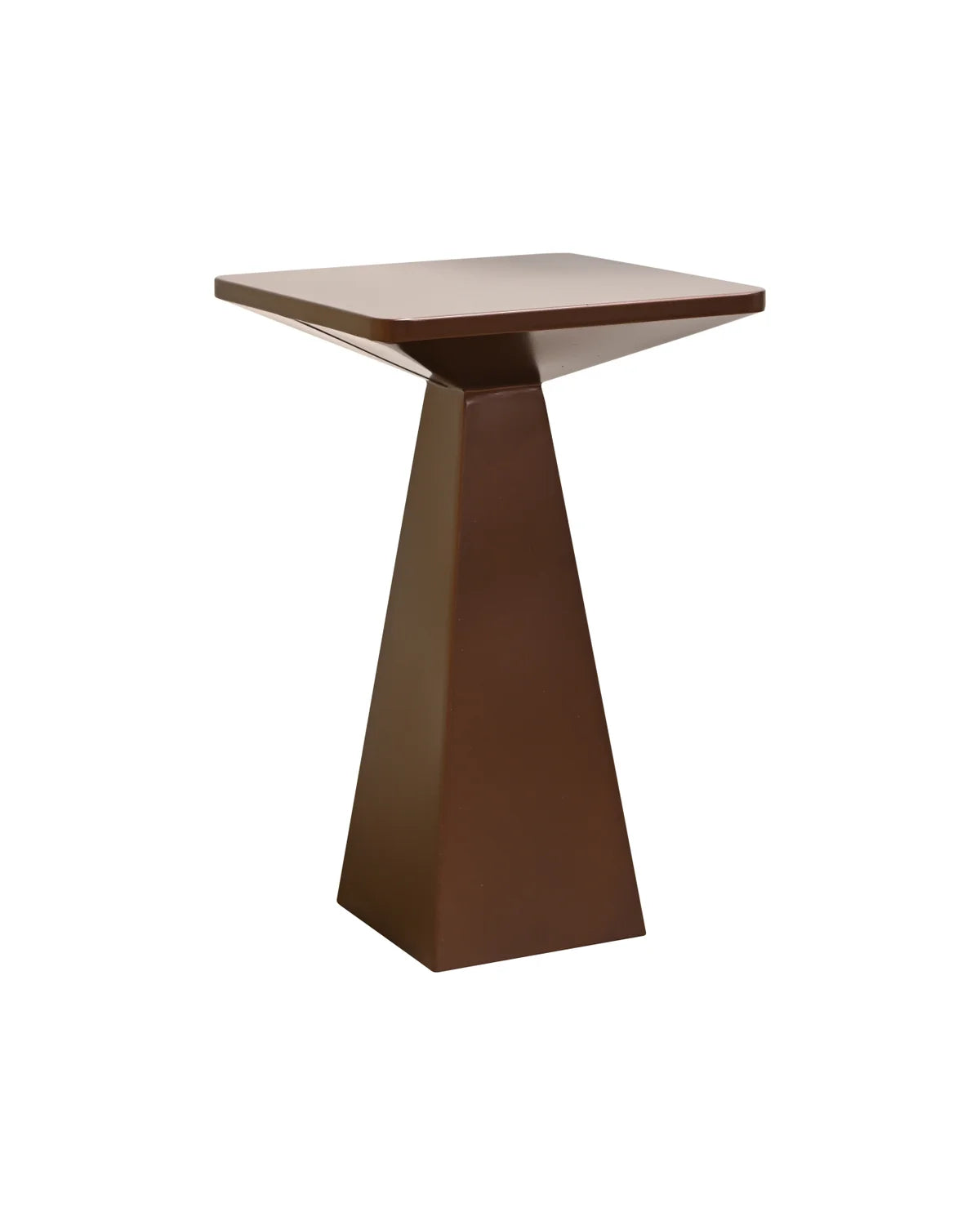 STUDIO Lyn Tall Side Table | Copper Brown