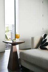 STUDIO Lyn Tall Side Table | Copper Brown