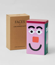 WRAP Faces Coffee Storage Tin | Faces