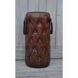 Rembrandt Vintage Leather Umbrella Stand Basket | Brown