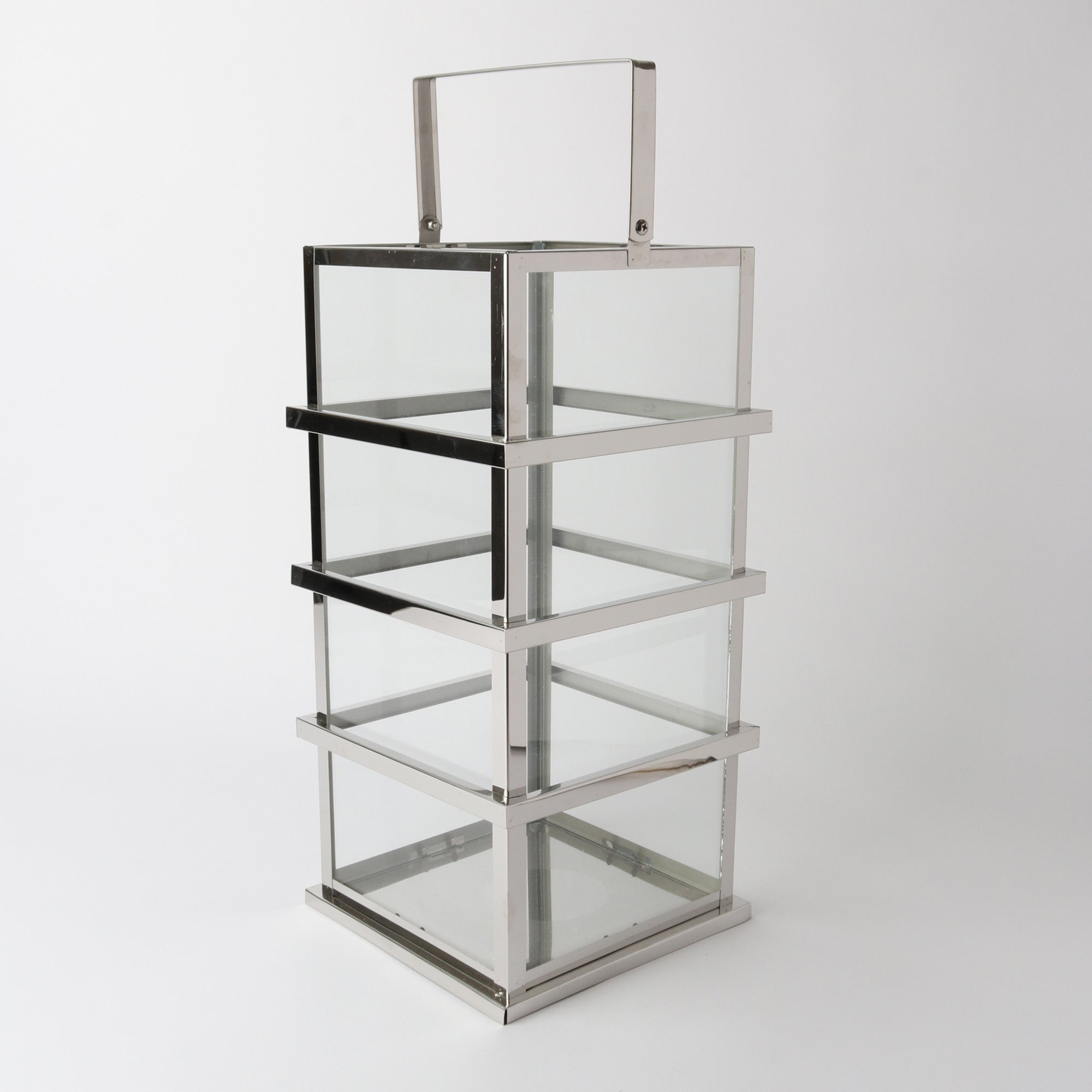 Stainless Steel Ralph Lantern | Silver