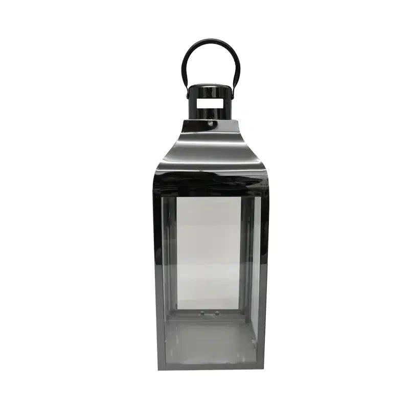 Stainless Steel Rick Lantern | Silver