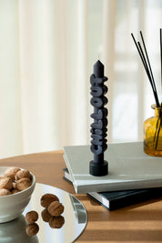 Chill Out 3D Taper Candle | Black
