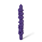 Chill Out 3D Taper Candle | Indigo