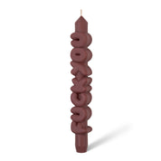 Fxxk You 3D Taper Candle | Mocha