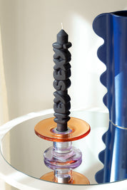 Hey Sexy 3D Taper Candle | Black