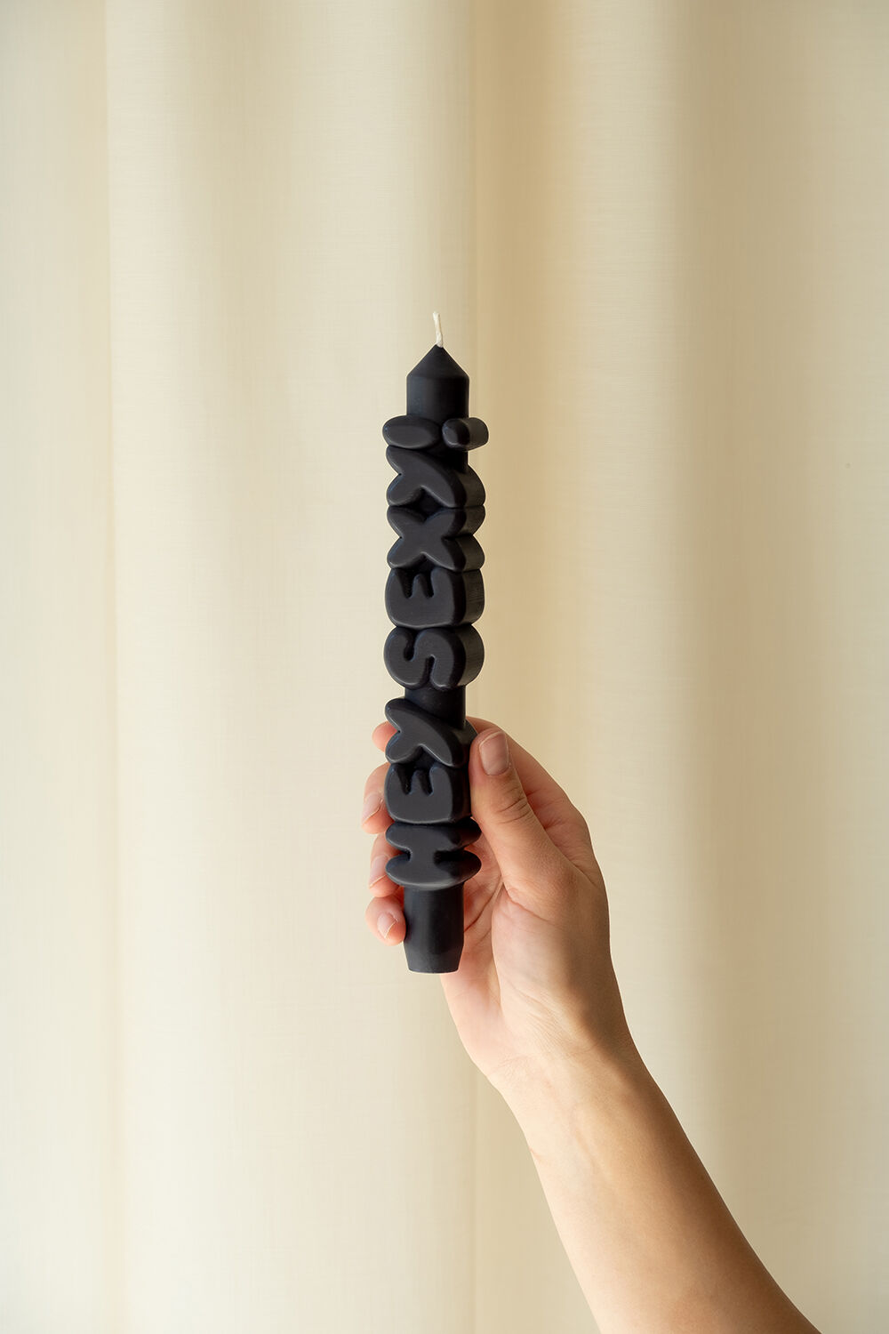 Hey Sexy 3D Taper Candle | Black