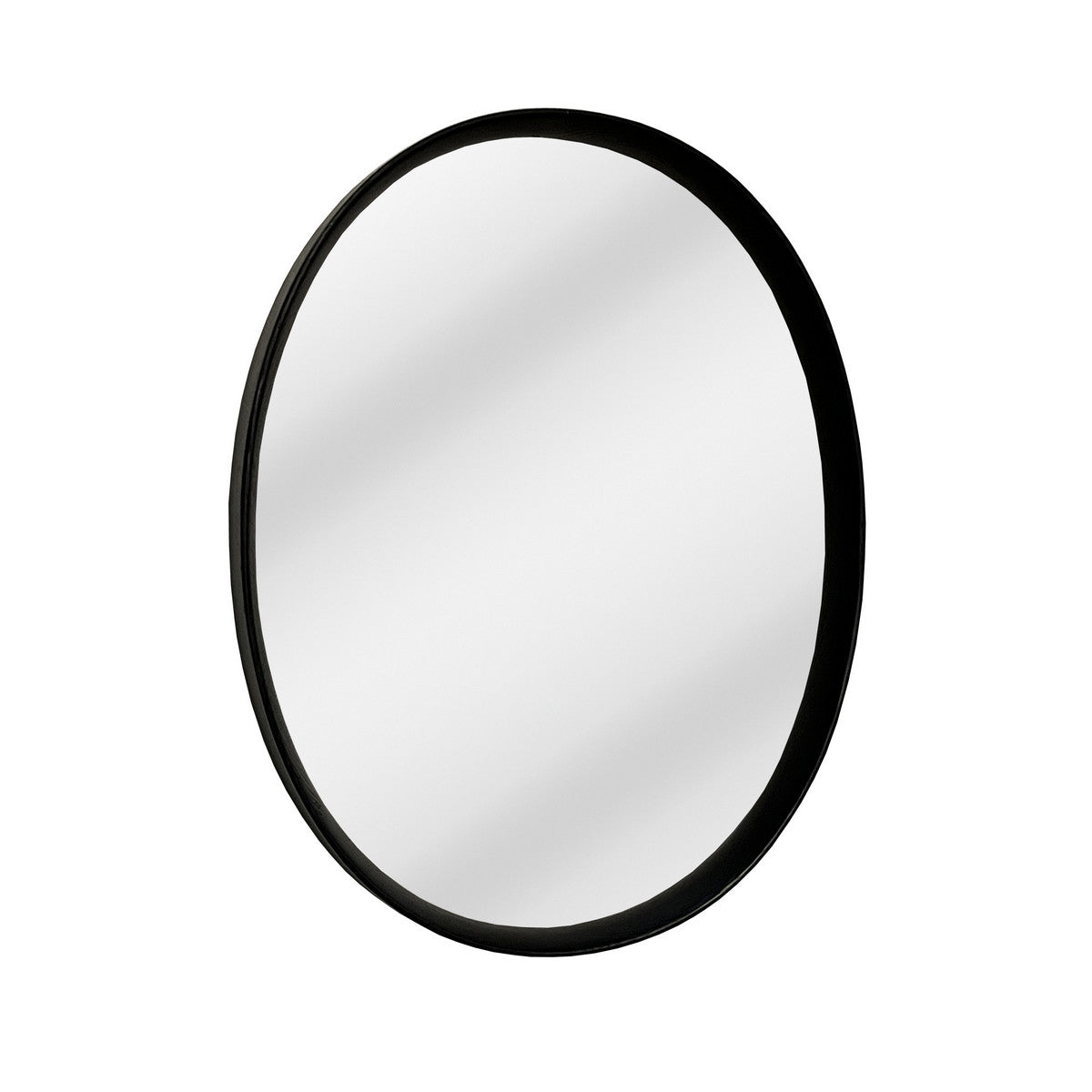Rembrandt Oval Oak Mirror | Black