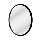 Rembrandt Oval Oak Mirror | Black