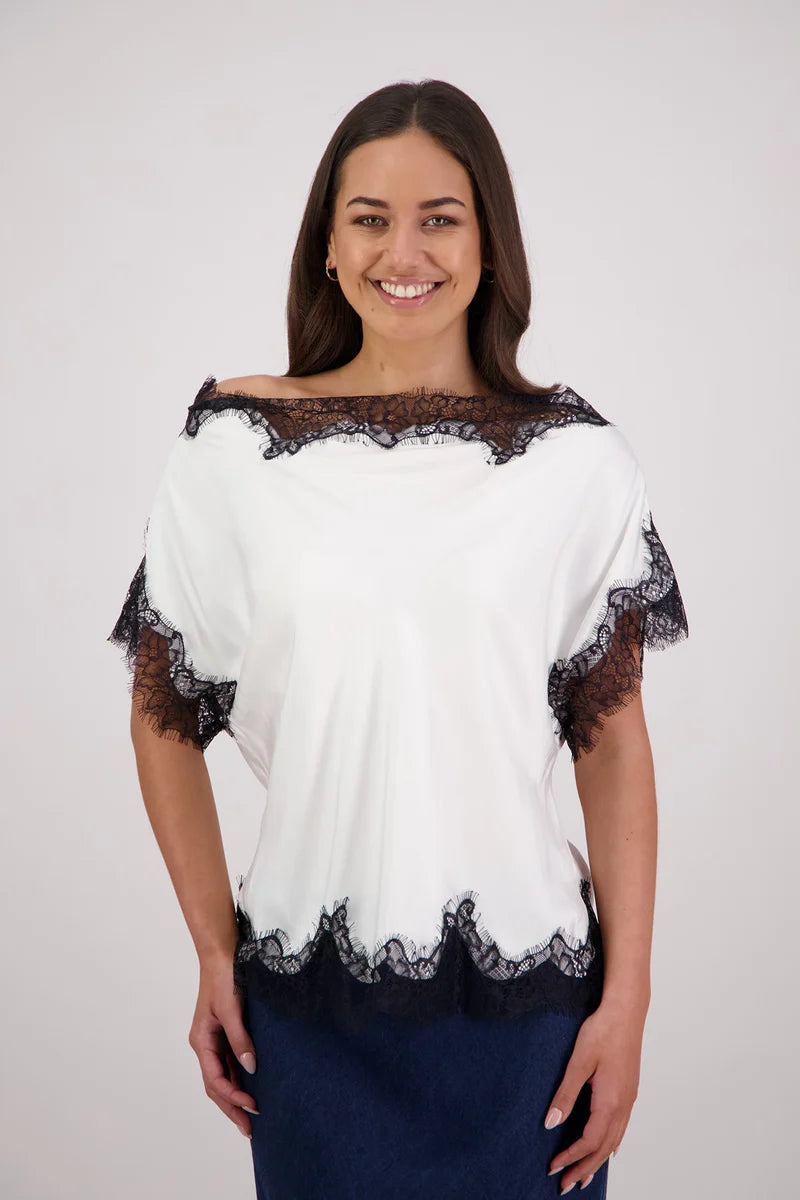Briarwood Tabby Top | Ivory