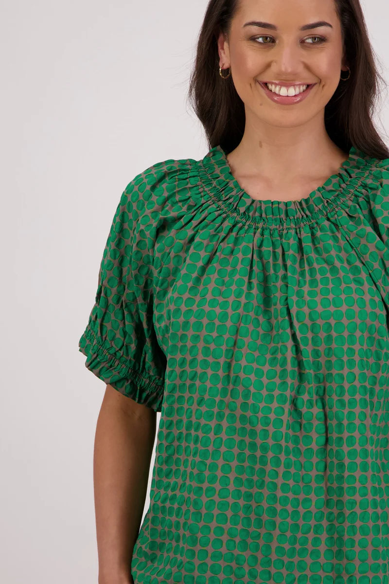 Briarwood Tammy Top | Grey Green