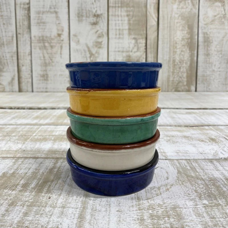 Spanish Terracotta Tapas Dish | Denim Blue 9cm