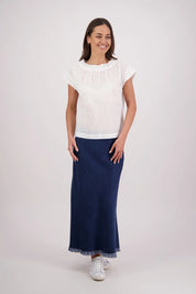 Briarwood Tashi Skirt | Denim