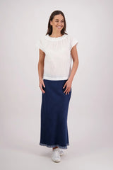 Briarwood Tashi Skirt | Denim
