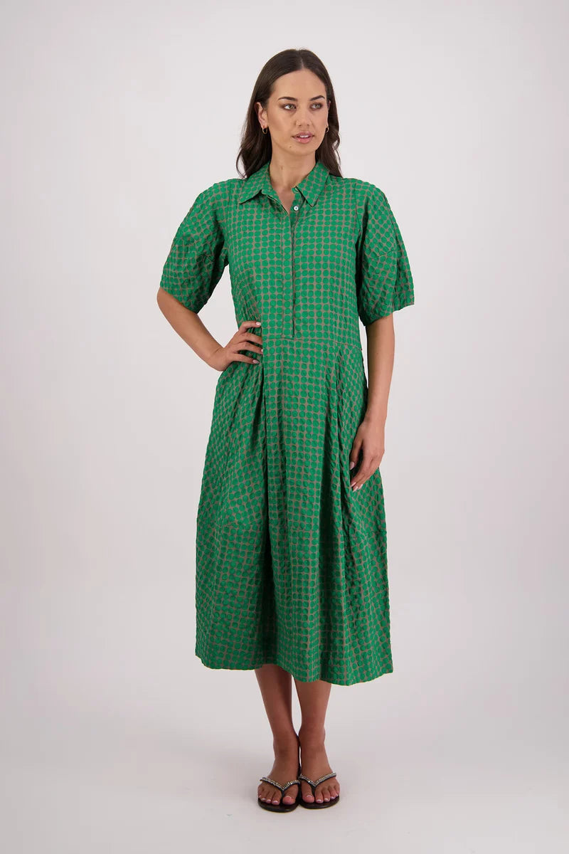 Briarwood Tatum Dress | Grey Green