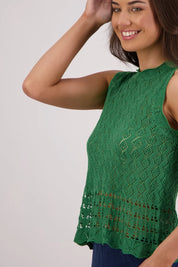 Briarwood Temple Top | Green
