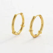 Zafino Tessa Hoop Earrings | Gold