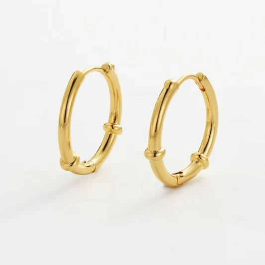 Zafino Tessa Hoop Earrings | Gold