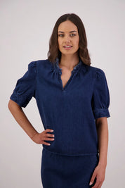 Briarwood Theodore Shirt | Tencel Denim